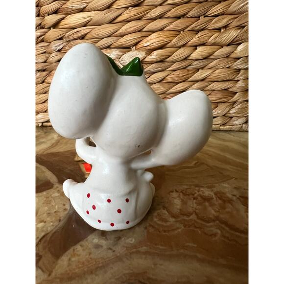 Vintage Napcoware Ceramic Christmas Mouse with Lantern Japan - Picture 2 of 4